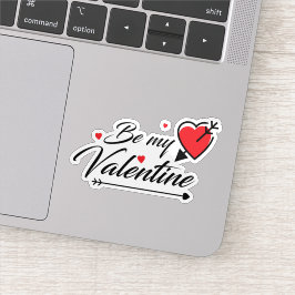 Sé mi pegatina de San Valentín