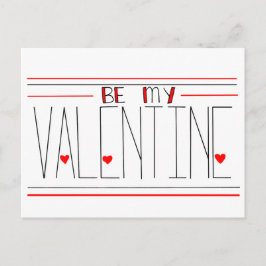 Sé mi postal de San Valentín