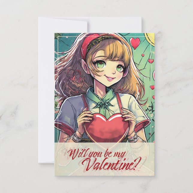 Sé mi San Valentín al estilo Manga 33419 (Anverso)
