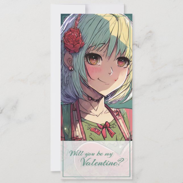 Sé mi San Valentín al estilo Manga 33420 (Anverso)