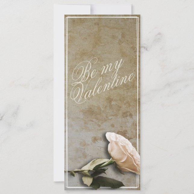 Sé mi San Valentín con Rosa (Anverso)