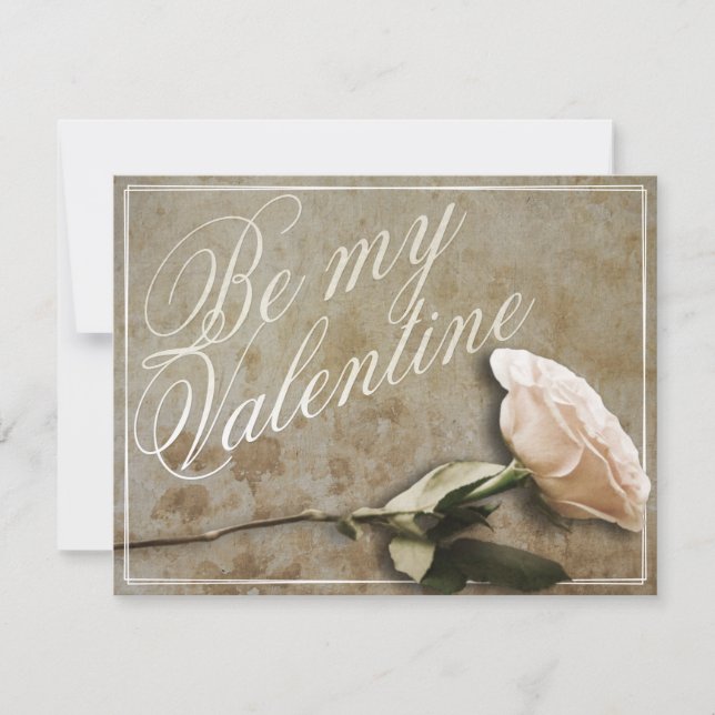 Sé mi San Valentín con Rosa (Anverso)