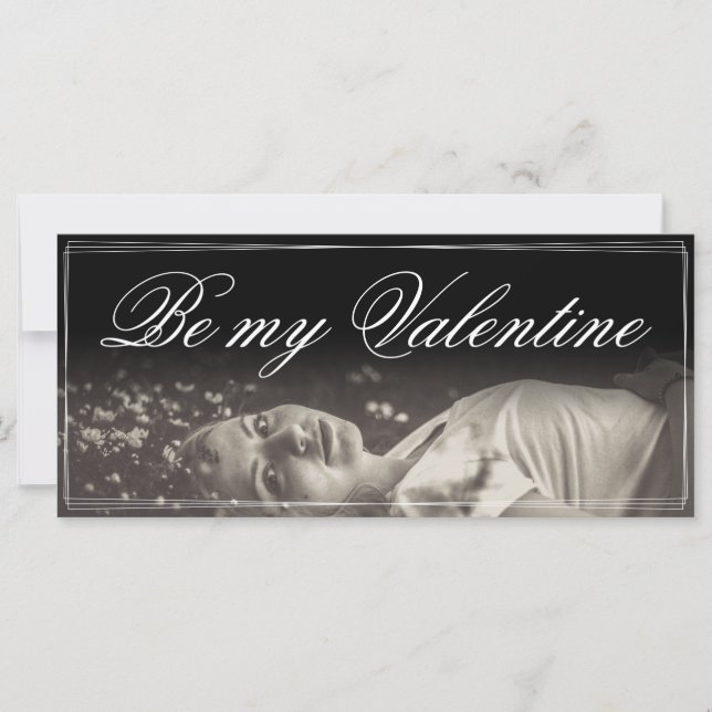 Sé mi San Valentín - joven mujer mentirosa (Anverso)