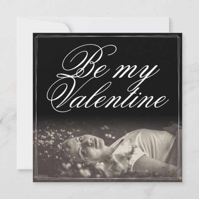 Sé mi San Valentín - joven mujer mentirosa (Anverso)