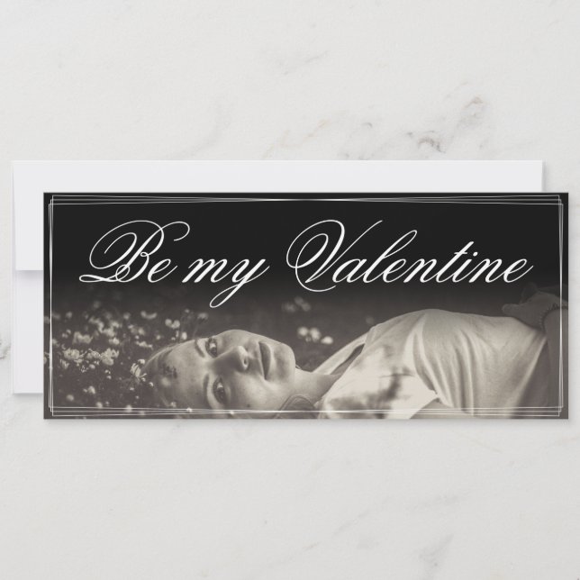 Sé mi San Valentín - joven mujer mentirosa (Anverso)