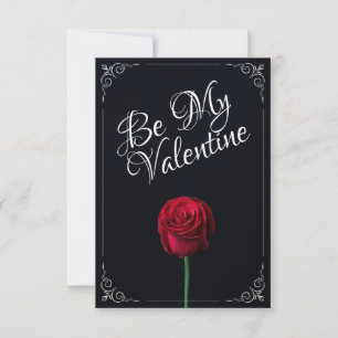 Sé Mi San Valentín - Rosa Roja Oscura