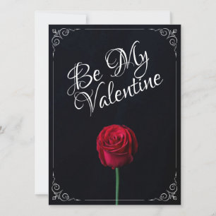 Sé Mi San Valentín - Rosa Roja Oscura