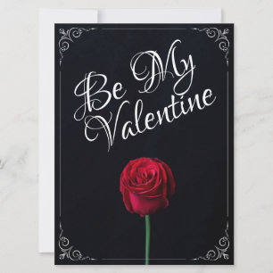 Sé Mi San Valentín - Rosa Roja Oscura