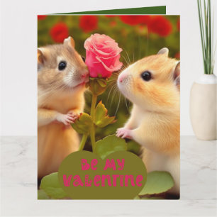 Sé mi San Valentín Tarjeta
