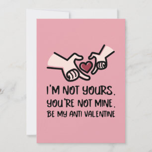 Sé mi tarjeta anti-Valentine - Corazón