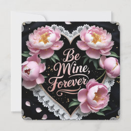 Sé mi tarjeta de el día de San Valentín para siemp