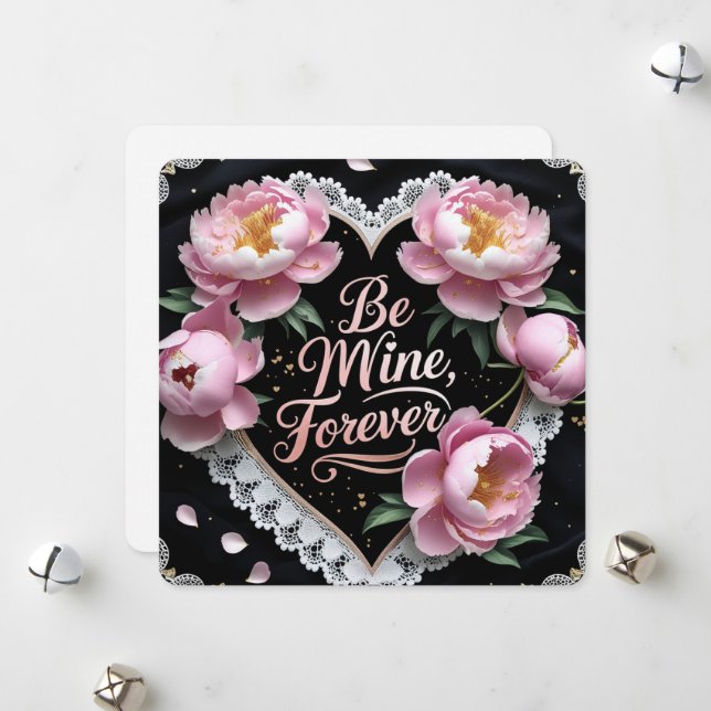 Sé mi tarjeta de el día de San Valentín para siemp (Anverso/Reverso In Situ)