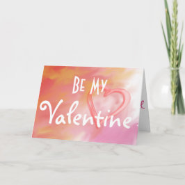 Sé mi tarjeta de felicitación de San Valentín