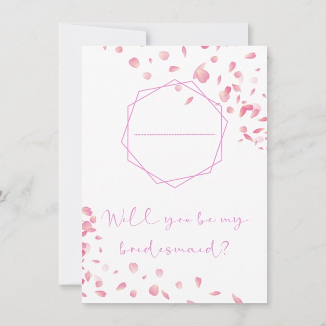Sé mi tarjeta de novia (Reverso)