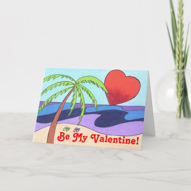 ¡Sé mi tarjeta de saludo de San Valentín! (Anverso)