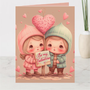 Sé mi tarjeta del día de San Valentín