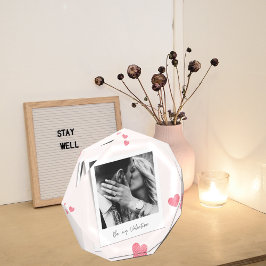 Sé mi Valentín | foto personalizada | Corazón rojo