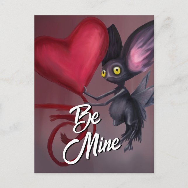 Sé Mía Tarjeta de San Valentín Personalizada (Anverso)
