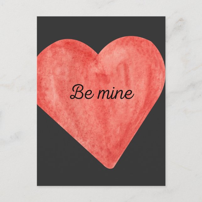 Sé mía tarjeta del corazón (Anverso)