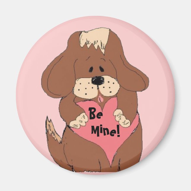 ¡Sé Mío! - Imán De Cachorro (Frente)