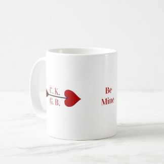 ¡Sé Mío! Mug de la copa de café con flecha cupido