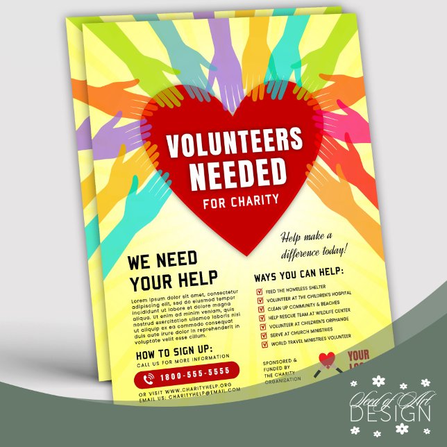 Se necesitan voluntarios coloridos para publicidad (Subido por el creador)