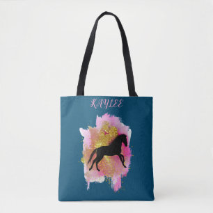SE PERSONALIZÓ LA BOLSA DE TOTE DE CABALLO DERRAME
