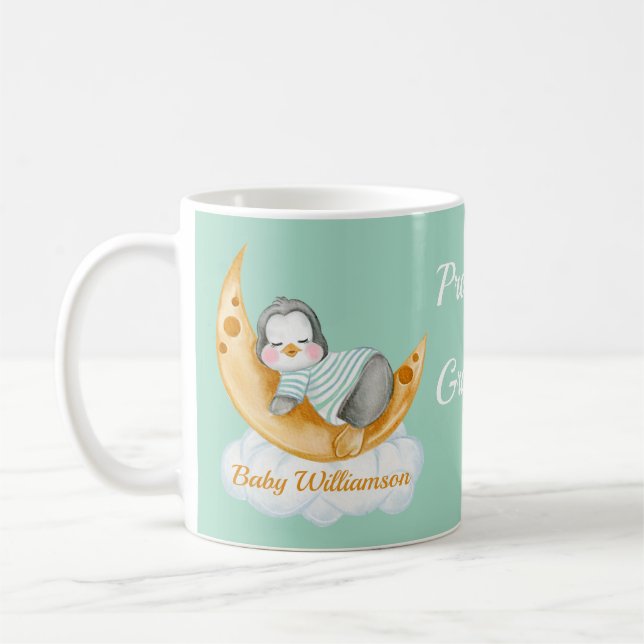 Se promueve la taza de café pingüino para la abuel (Izquierda)
