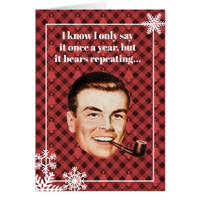 Sé que sólo lo digo una vez al año... (Frente)