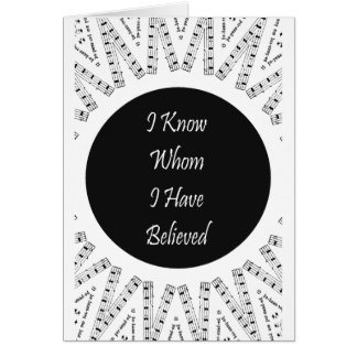 Sé quién he creído