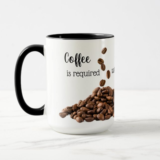 Se requiere café Personalizado taza de café (Izquierda)