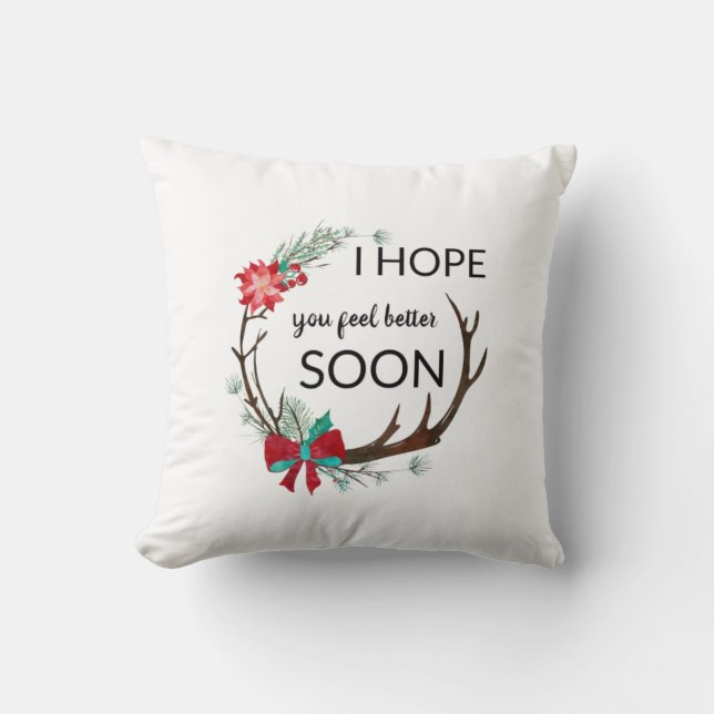 se siente bien Thorw Thorw almohada (Anverso)