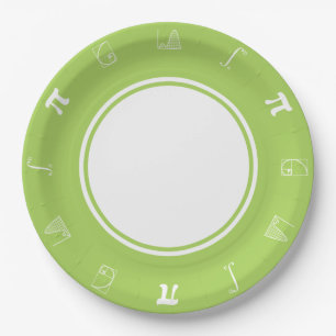 Se Suma en Plato de Papel Peridot