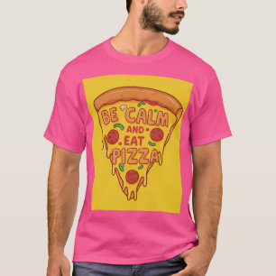 Sé tranquilo y come una camiseta de pizza