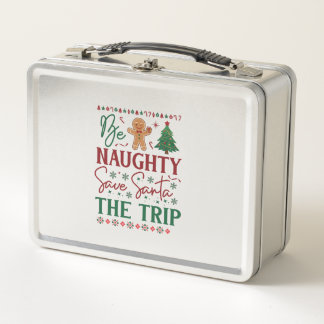 Sé travieso salva el viaje de Santa Pan de jengibr