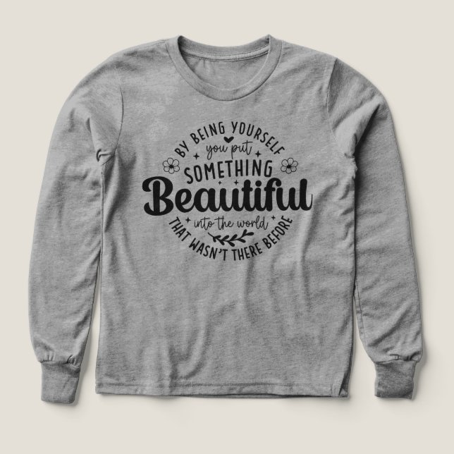 Sé Tú Algo Hermoso Cita (Diseño frontal)