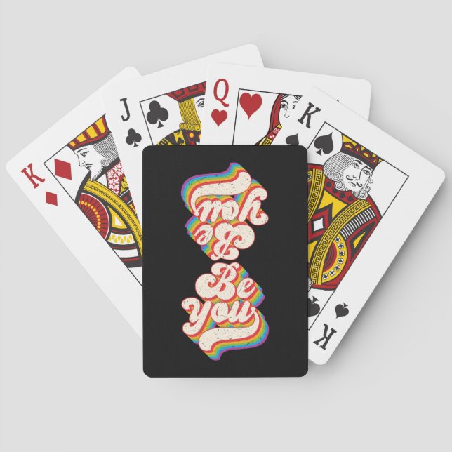¡Sé Tú! Cartas de póquer (Reverso)