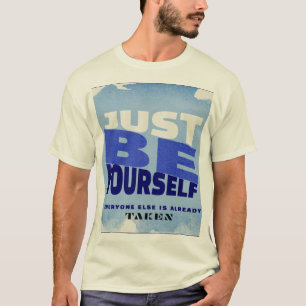 Sé Tú Mismo – Camiseta Motivacional Minimalista