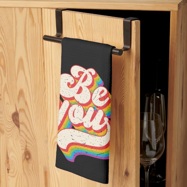 ¡Sé Tú! paño de cocina (Pliegue de tercios)