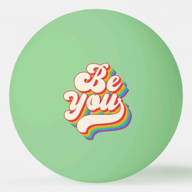 ¡Sé Tú! pelotas de ping pong (Anverso)