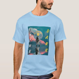 Sé tu propia luz en la camiseta de diseño oscuro