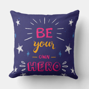 Sé tu propio Cojín decorativo héroe