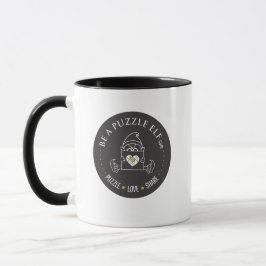 Sé un duende de rompecabezas – Taza de café