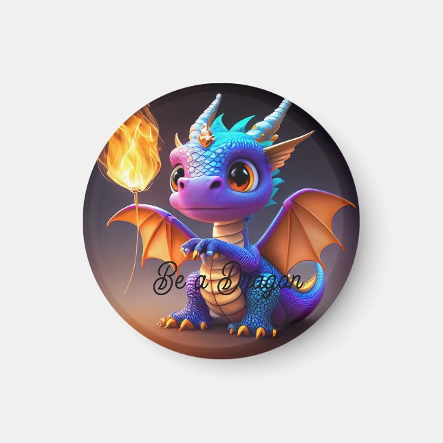 Sé un imán de dragón (Frente)