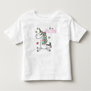 Sé Un Pequeño Camiseta De Unicornio