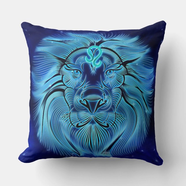 Sé un rey, sé un león, una almohada azul, un signo (Anverso)