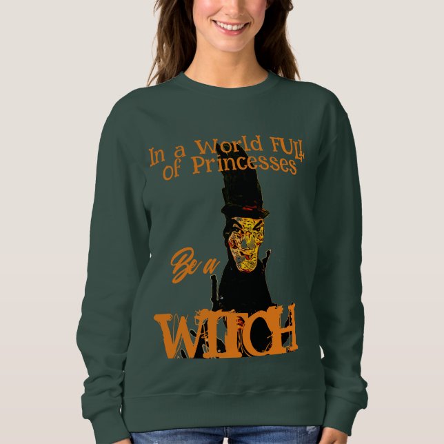 Sé una camisa de Halloween Bruja (Anverso)