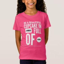 Sé una camiseta de torta