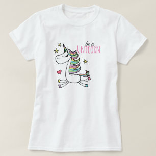Sé Una Camiseta De Unicornio