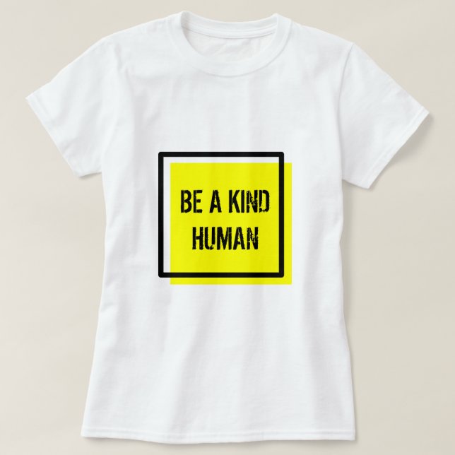 Sé una especie de camiseta humana (Diseño del anverso)